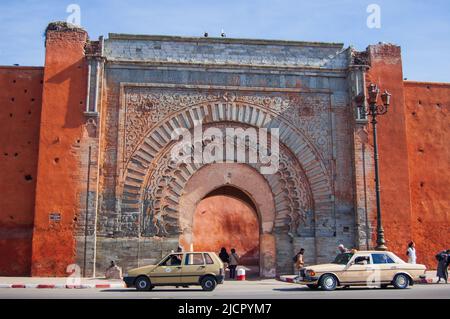 Bab agnaou in Marrakesch, Marokko Stockfoto