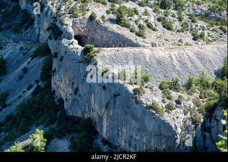 Ambiente während der Women's Mont Ventoux Challenge 2022, UCI Europe Tour Event, Vaison-la-Romaine - Mont Ventoux (100 km) am 14. Juni 2022 in Vaison-la-Romaine, Frankreich - Foto Florian Frison / DPPI Stockfoto