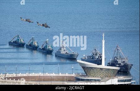 BAKU, Aserbaidschan - 28. MAI 2022:Luftfahrt, Raumfahrt und Technologie Festival - TEKNOFEST in Baku Stockfoto