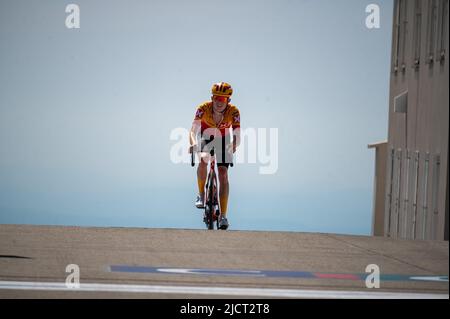 KULSET Kristian vom Uno-X Pro Cycling Team während der Mont Ventoux Challenge 2022 der Herren, UCI Europe Tour, Vaison-la-Romaine - Mont Ventoux (154 km) am 14. Juni 2022 in Vaison-la-Romaine, Frankreich - Foto Florian Frison / DPPI Stockfoto