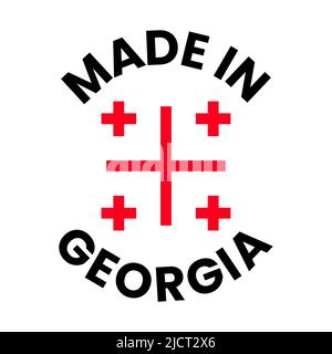 Made in Georgia Stempel Stock Vektor