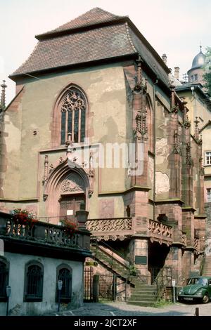 St. Kilian's Chapel im Jahr 1982,Wertheim am Main, Baden-Württemberg, Deutschland Stockfoto