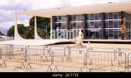 Der Bundesgerichtshof in Brasilia, der Hauptstadt Brasiliens. Stockfoto