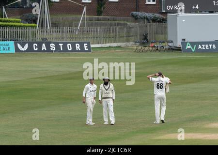 Cricket Surrey gegen Kent im Kent County Cricket Ground Beckenham Stockfoto