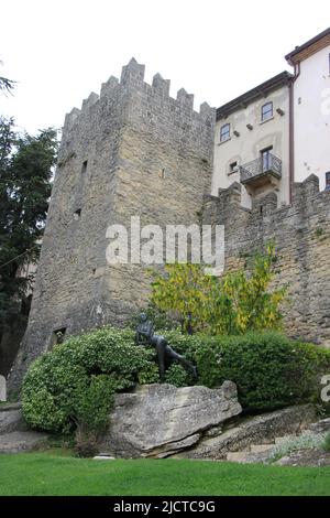 Aspekte der Republik San Marino Stockfoto