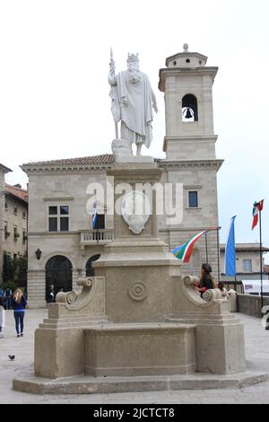 Aspekte der Republik San Marino Stockfoto