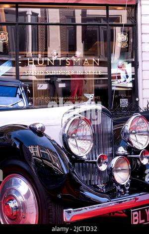 Concours über die Automobilausstellung Savile Row in London, Großbritannien Stockfoto