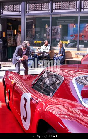 Concours über die Automobilausstellung Savile Row in London, Großbritannien Stockfoto