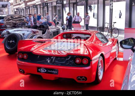 Concours über die Automobilausstellung Savile Row in London, Großbritannien Stockfoto