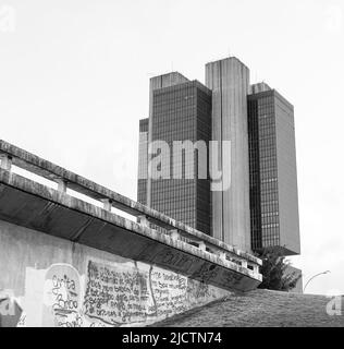 Zentralbank von Brasilien. Brasilia, Federal District - Brasilien. Dezember 04, 2021. Stockfoto