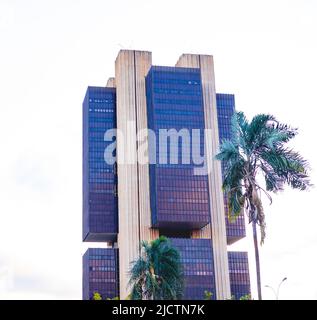 Zentralbank von Brasilien. Brasilia, Federal District - Brasilien. Dezember 04, 2021. Stockfoto