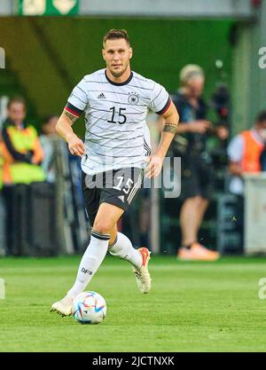 Niklas Süle, DFB 15 im UEFA Nations League 2022 Spiel DEUTSCHLAND - ITALIEN 5-2 in der Saison 2022/2023 am 14. Juni 2022 in Mönchengladbach, Deutschland. © Peter Schatz / Alamy Live News Stockfoto