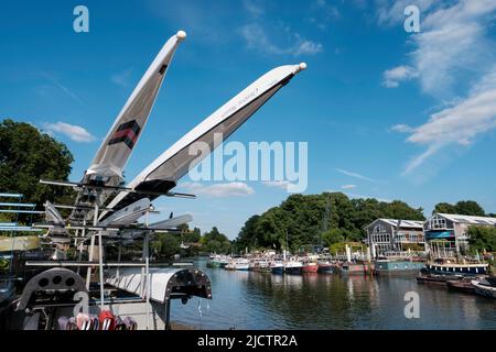 River Thames, Twickenham, London, Großbritannien Stockfoto