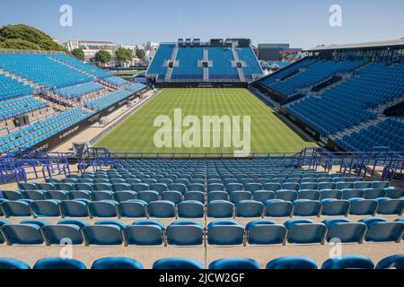 Eastbourne, Großbritannien. 15. Juni 2022. Centre Court vor dem Rothesay International 2022 Devonshire Park, Großbritannien 18-25. Juni 2022. Bild: Jane Stokes/Alamy Stockfoto