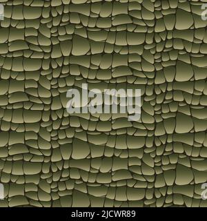 Muster aus Schlangenhaut. Reptile nahtlose Textur. Abstrakter Tierdruck. Mache einen Camouflage-bedruckbaren Schlangenhautdruck. Vektor-Vorlage für Design fabri Stock Vektor