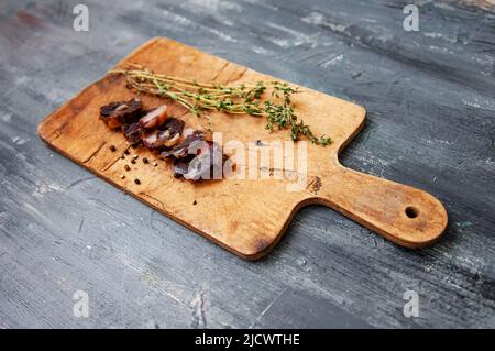 Pferdefleisch und fetthaltige mittelasiatische tatarische Küche Wurst Stockfoto