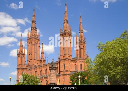 Deutschland, Hessen, Wiesbaden, Marktkirche Stockfoto