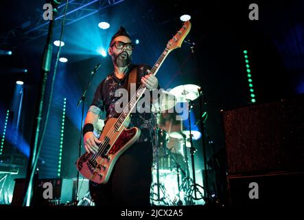 Feeder live in Manchester 2022 Stockfoto