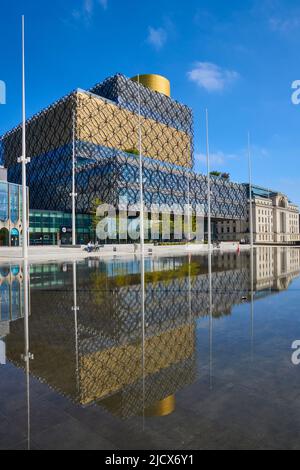 Centenary Square, Birmingham Library, Birmingham, West Midlands, England, Vereinigtes Königreich, Europa Stockfoto