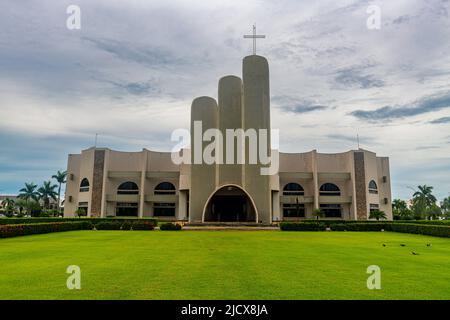 Kathedrale Sagrado Coracao de Jesus, Sinop, Mato Grosso, Brasilien, Südamerika Stockfoto