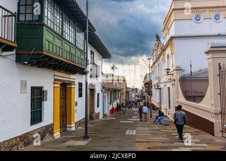 Candelaria Nachbarschaft, Bogota, Kolumbien, Südamerika Stockfoto