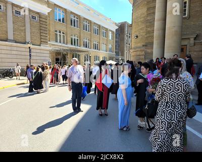 University of Toronto Convocation Hall Graduation, Toronto Stockfoto