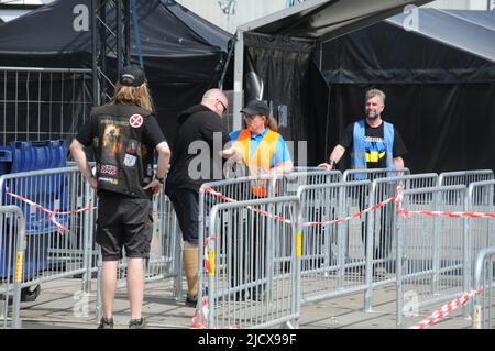 Kopenhagen /Dänemark/16. Juni 2022 / Besucher beim Musikfestival in Kopenhagen in der dänischen Hauptstadt.( Foto..Francis Joseph Dean/Deanpictures). Stockfoto