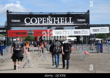 Kopenhagen /Dänemark/16. Juni 2022 / Besucher beim Musikfestival in Kopenhagen in der dänischen Hauptstadt.( Foto..Francis Joseph Dean/Deanpictures). Stockfoto