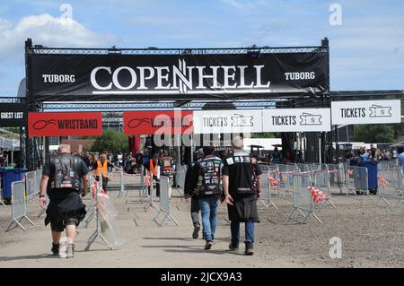 Kopenhagen /Dänemark/16. Juni 2022 / Besucher beim Musikfestival in Kopenhagen in der dänischen Hauptstadt.( Foto..Francis Joseph Dean/Deanpictures). Stockfoto