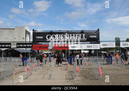 Kopenhagen /Dänemark/16. Juni 2022 / Besucher beim Musikfestival in Kopenhagen in der dänischen Hauptstadt.( Foto..Francis Joseph Dean/Deanpictures). Stockfoto