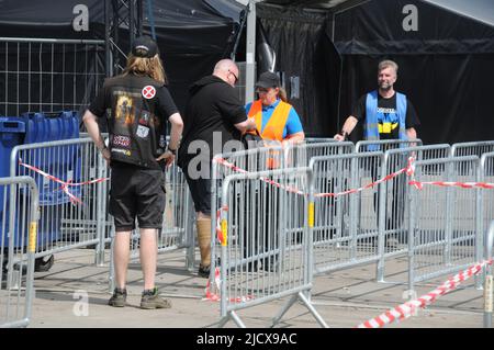 Kopenhagen /Dänemark/16. Juni 2022 / Besucher beim Musikfestival in Kopenhagen in der dänischen Hauptstadt.( Foto..Francis Joseph Dean/Deanpictures). Stockfoto