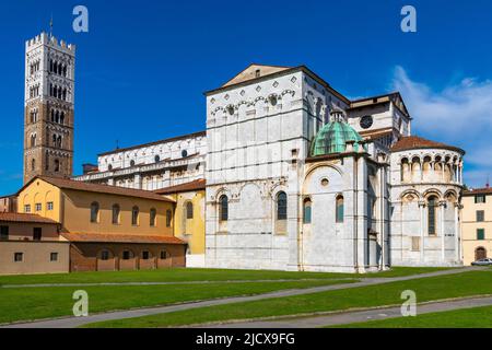 Chiesa Cattolica Parrocchiale, San Martino Duomo (St. Kathedrale Von Martin), Lucca, Toskana, Italien, Europa Stockfoto