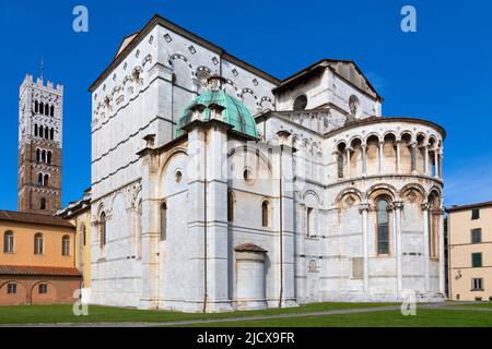 Chiesa Cattolica Parrocchiale, San Martino Duomo (St. Kathedrale Von Martin), Lucca, Toskana, Italien, Europa Stockfoto