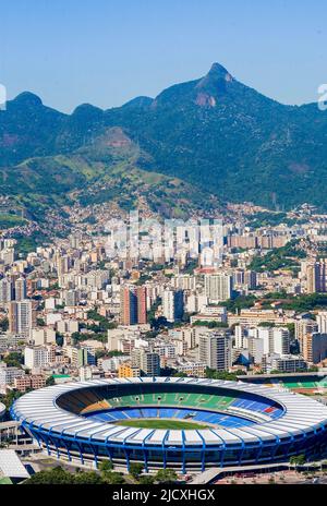 Brasilien, Rio de Janeiro Maracana Fußballstadion Stockfoto