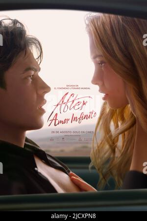 HERO FIENNES TIFFIN und JOSEPHINE LANGFORD in AFTER EVER HAPPY (2022), Regie: CASTILLE LANDON. Kredit: CalMaple / Wattpad / Album Stockfoto