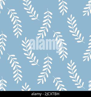 Nahtloses Blattmuster Stock Vektor
