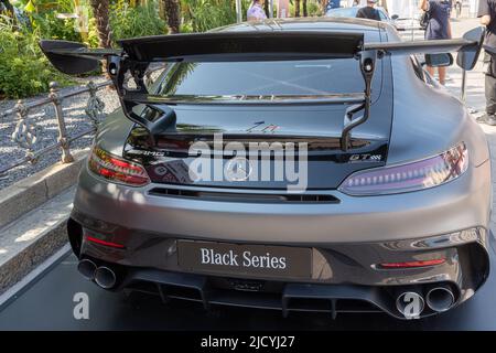 MAILAND, ITALIEN, der Mailänder Monza Motor Show, vom 16. Bis 19. Juni 2022 - Mercedes Benz AMG GT Black Series Credit: Christian Santi/Alamy Live News Stockfoto