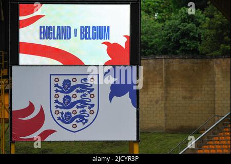 Wolverhampton, Großbritannien. 16.. Juni 2022. Damen Fußball Euro 2022 Warm up friendly England gegen Belgien Karl W Newton/SPP Credit: SPP Sport Press Photo. /Alamy Live News Stockfoto