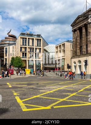 St James's Quarter ist ein neu erbautes Einkaufszentrum an der Leith Street, Edinburgh, Schottland, Großbritannien Stockfoto