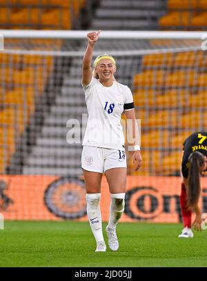 Die Engländerin Chloe Kelly feiert beim UEFA Women's Euro 2022 Finale