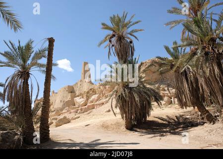 Tempel des Orakels von Amun in Siwa Ägypten Stockfoto