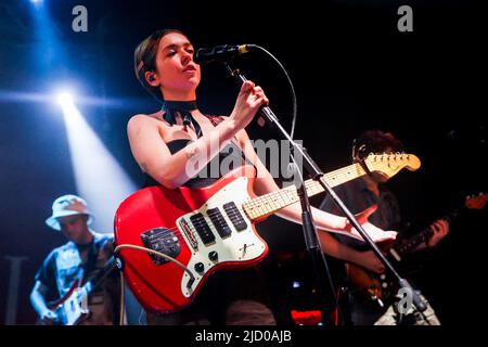 Mailand, Italien, Juni 16 2022, Snail Mail im Konzert in Santeria. Snail Mail ist das amerikanische Indie-Rock-Soloprojekt von Gitarrist und Singer-Songwriter Lindsey Jordan Stockfoto