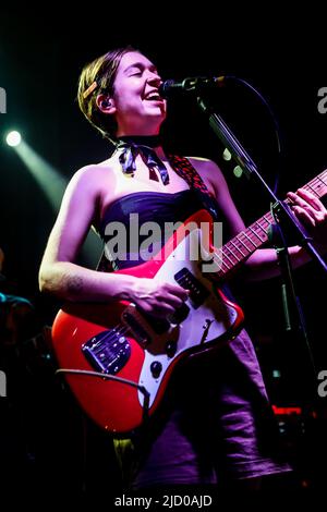 Mailand, Italien, Juni 16 2022, Snail Mail im Konzert in Santeria. Snail Mail ist das amerikanische Indie-Rock-Soloprojekt von Gitarrist und Singer-Songwriter Lindsey Jordan Stockfoto