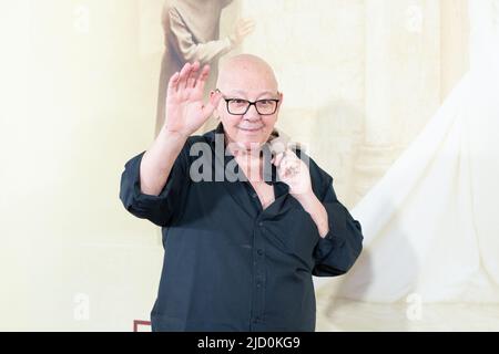 Rom, Italien. 16.. Juni 2022. Lino Patruno nimmt an der Premiere des Films 'Dante' in Rom Teil (Foto: Matteo Nardone/Pacific Press/Sipa USA) Quelle: SIPA USA/Alamy Live News Stockfoto