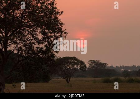 Wunderschöne Landschaftsaufnahmen in Sri Lanka Stockfoto