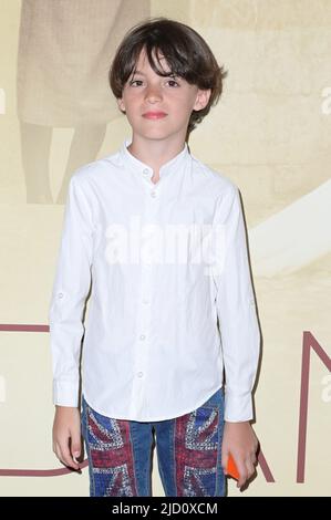 Rom, Italien. 16.. Juni 2022. Kim Cherubini besucht den roten Teppich der Premiere des Films Dante im Auditorium della Conciliazione. Kredit: SOPA Images Limited/Alamy Live Nachrichten Stockfoto