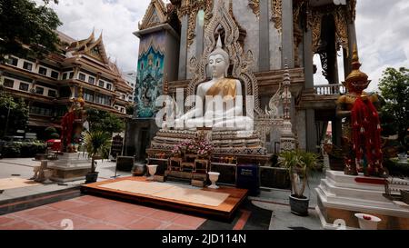 Wat Suthiwararam Charoen Krung Road, Yan Nawa, Sathon, Bangkok Thailand Stockfoto