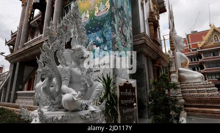 Wat Suthiwararam Charoen Krung Road, Yan Nawa, Sathon, Bangkok Thailand Stockfoto