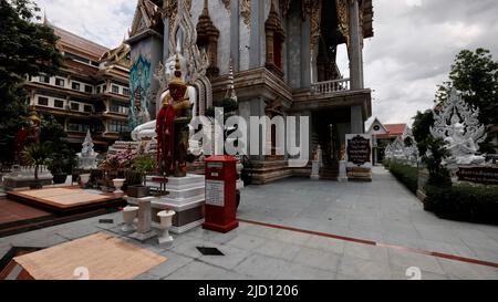 Wat Suthiwararam Charoen Krung Road, Yan Nawa, Sathon, Bangkok Thailand Stockfoto