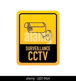 CCTV in Betrieb. Sicherheitsvideo, tolles Design für jeden Zweck. Isometrische Vektordarstellung. Sicherheitsschutzkonzept Stock Vektor